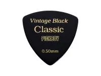 Celluloid Vintage Classic Black Медиаторы 50шт, толщина 0.50мм, Pickboy, GP-04BL/05