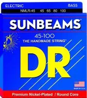 NMLR-45 SUNBEAMS Комплект струн для бас-гитары, 45-100, DR