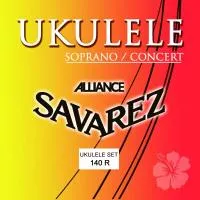 Alliance Комплект струн для укулеле сопрано/концертного, Savarez, 140R