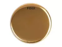 Пластик для малого и том барабана 14", золотистый, Foix, FDH-188GD-14