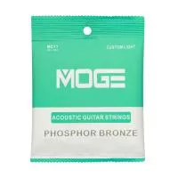 Комплект струн для акустической гитары, фосфорная бронза, 11-52, Moge, MC11