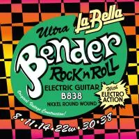 The Bender Ultra Комплект струн для электрогитары, никелированные, 8-38, La Bella, B838