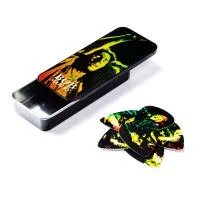 Bob Marley Reggae Медиаторы 6шт, средние, в коробочке, Dunlop, BOB-PT05M