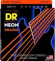 NOE7-10 Neon Orange Комплект струн для 7-струнной электрогитары, 10-56, DR