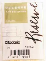 DJR0240 Reserve Трости для саксофона альт, размер 4.0, 2шт., Rico