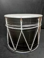 Барабан кавказский 13.5", цвет черный мрамор, с чехлом, MEZZO, MZ-B13,5mbk