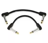 PW-FPRR-206 Custom Series Flat Инструментальный патч-кабель, 2шт, 15см, Planet Waves