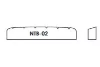 NTB-02 Верхний порожек для гитары, латунь, Hosco