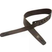 Ремень для гитары с блокировкой, кожа, коричневый, Lock-It Straps, D'Andrea, LIS-039-L2.75-BRN