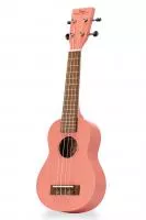 Укулеле сопрано, светло-красный, Hampi, SBK-Coral-Pink