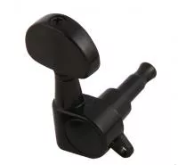 Колки для гитары 3+3, черные, Metallor, MH-02-BK-3+3