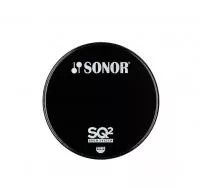 PB 24 B/L SQ2 Пластик для бас-барабана 24'', черный, Sonor, 91067401