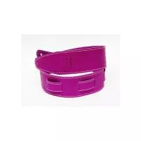 Leather 11 Ремень для гитары, кожаный, фукси, Fidel, FL66012L11