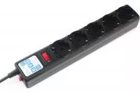 PowerCube Фильтр-удлинитель PC 10м, 5р, 10А, Электрическая мануфактура, SPG5-10M