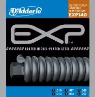 EXP140 COATED NICKEL Струны для электро-гитары Light Top/Heavy Bottom 11-52 D`Addario