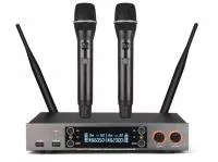 Беспроводная микрофонная система, 2 ручных передатчика, LAudio, LS-201-2M