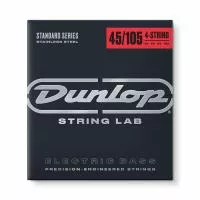 Комплект струн для бас-гитары, нерж.сталь, Medium, 45-105, Dunlop, DBS45105