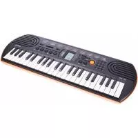 Синтезатор 44 клавиши, черный/оранжевый, Casio, SA-76