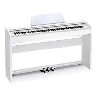 Privia Цифровое пианино со стойкой и педалями, белое, Casio, PX-770WE