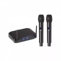 Беспроводная микрофонная система, 2 ручных передатчика, Soundsation, WF-U216HH