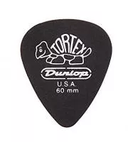 488P.60 Tortex Pitch Black Standard Медиаторы 12шт, толщина 0,60мм, Dunlop