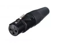 Разъем на кабель XLR "мама", Rean, RC3F-B