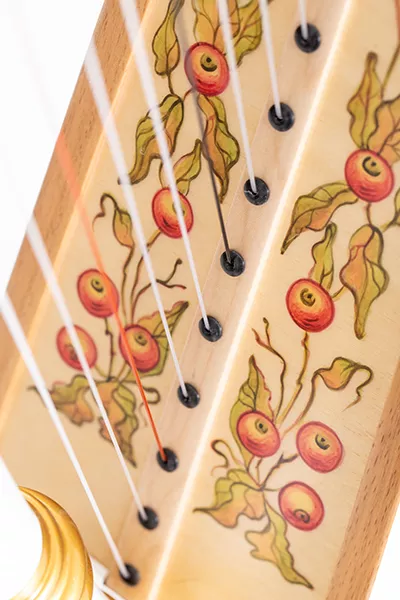 MLH0011 Capris Арфа 21 струнная (A4-G1), цвет - белый глянцевый, Resonance Harps