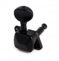 Колки для гитары 6л, черные, Metallor, MH-16-BK-6L