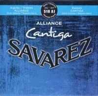 510AJ ALLIANCE CANTIGA BLUE Комплект струн для классической гитары Savarez