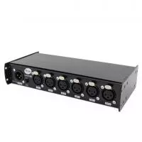 [SL-SDX6C] Сплиттер DMX512 1вход-6выходов, ТМ Siberian Lighting, splitDMX-X6C/3PIN
