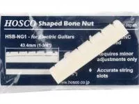 Верхний порожек для электрогитары, кость, Hosco, HSB-NG1