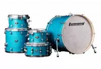 Evolution Maple PRO Барабанная установка, голубая (3 коробки) Ludwig, LCEM52206
