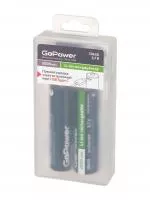 Аккумулятор Li-ion ICR18650 3.7В 2000мАч Type-C, 2шт, GoPower, 00-00031393