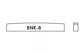 Заготовка верхнего порожка для гитары, кость, Hosco, BNK-8  рис.2 