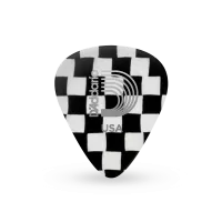Checkerboard Медиаторы, целлулоид, расцветка шахматы, 10шт, очень толстые, Planet Waves, 1CCB7-10