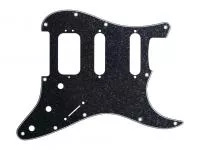Защитная накладка электрогитары Stratocaster, HSS, черная, D'Andrea, DPP-ST-BKS-HSS