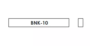 Заготовка верхнего порожка для гитары, кость, Hosco, BNK-10  рис.2 