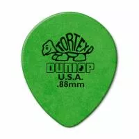Tortex Teardrop Медиаторы 72шт, капля, толщина 0,88мм, Dunlop, 413R.88