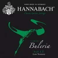 826LT Green BULERIA FLAMENCO Комплект струн для классической гитары нейлон/посеребренные Hannabach