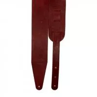 Leather Ремень для гитары, кожаный, оксид красный, Fidel, FL50019L