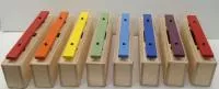 Чайм-бары альт (разборный металлофон), 8 нот, цветные пластины, Sinkopa, SCBA-Set8С