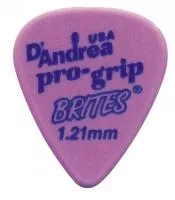 RPGB351-121XH ProGrip Brites Медиаторы, дерлин, 60шт, 1.21мм, D'Andrea