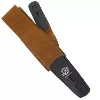 Ремень для гитары с блокировкой, замша, коричневый, Lock-It Straps, D'Andrea, LIS-201-S275-BRN