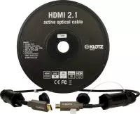 Кабель HDMI оптический, 100 м, армированный, Klotz, FOAUHR100