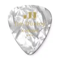 Genuine Celluloid Медиаторы, 12шт, очень толстые, белый перламутр, Dunlop, 483P04XH