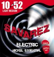 Essential Комплект струн для электрогитары, никелированные, 10-52, Savarez, S50LM