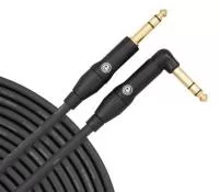 PW-CPGSRA-25 Custom Pro Series Инструментальный кабель 7.62м, стерео, угл. коннектор, Planet Waves