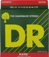 RPL-10 RARE Комплект струн для акустической гитары, 10-48, DR
