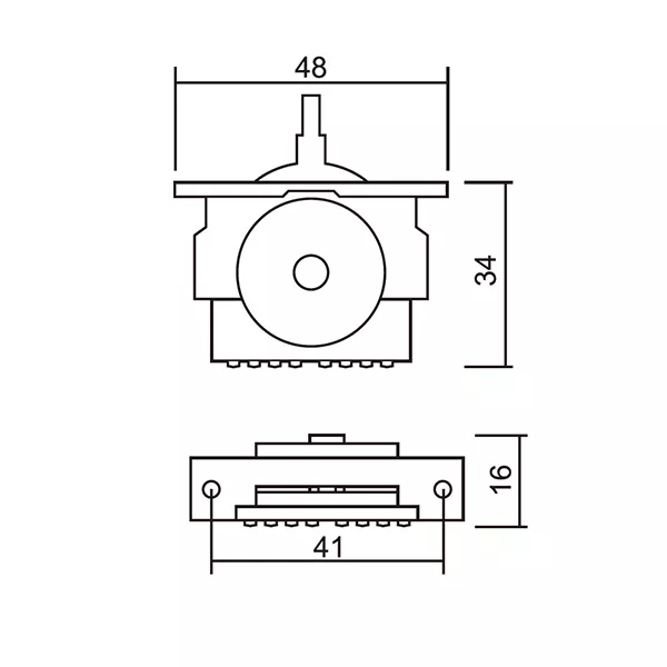 VLX53 Переключатель 5-ти позиционный, Hosco