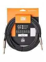 Кабель инструментальный, черный/белый, 5м, Leem, FBS-5(BK/WH)